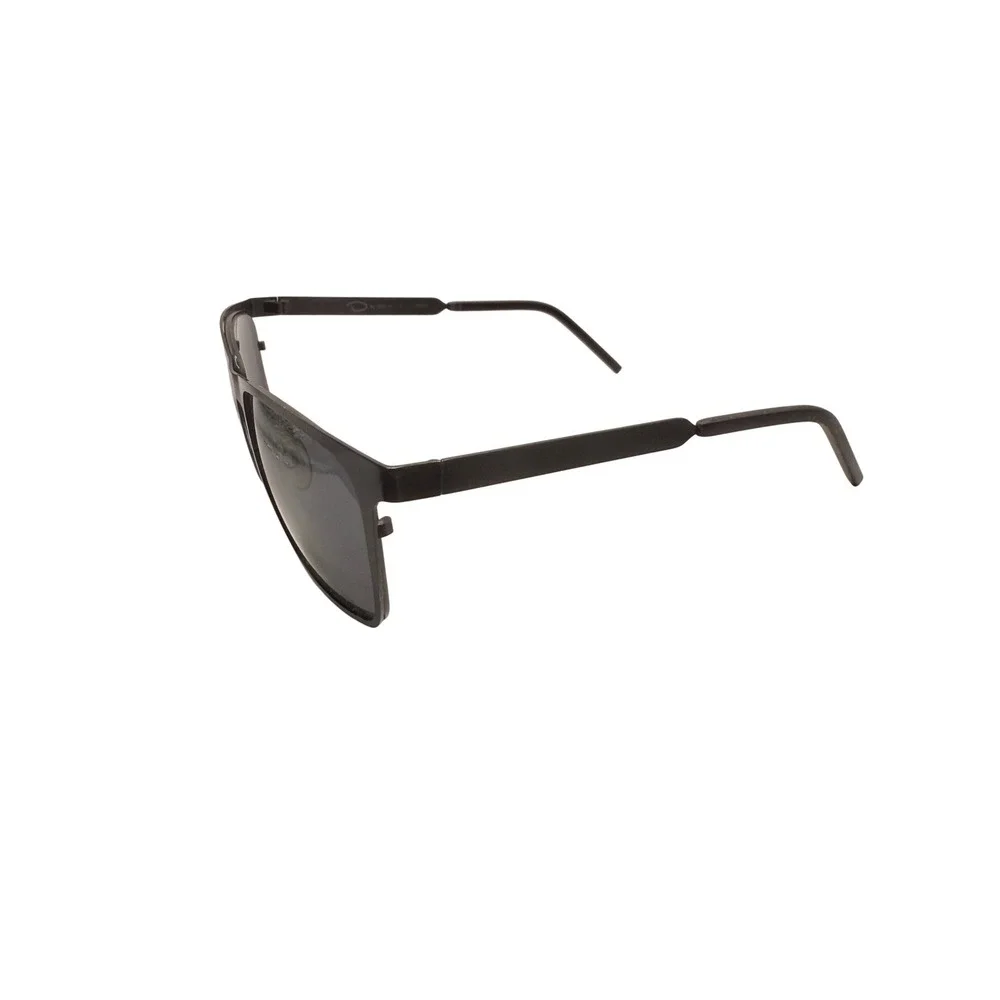 Oscar de la Renta Matte Black Rectangular Metal Sunglasses OSS8012MCEN 002